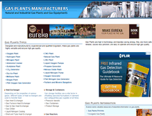 Tablet Screenshot of gas-plants.com